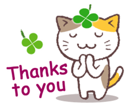 Cats & Clover 3(English) sticker #9772059