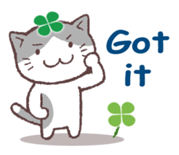 Cats & Clover 3(English) sticker #9772064