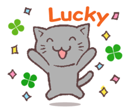 Cats & Clover 3(English) sticker #9772070