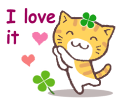 Cats & Clover 3(English) sticker #9772071