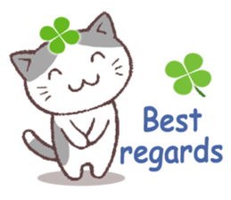 Cats & Clover 3(English) sticker #9772074