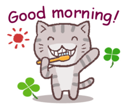 Cats & Clover 3(English) sticker #9772076