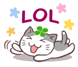 Cats & Clover 3(English) sticker #9772081