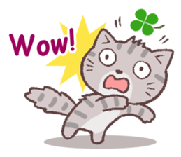 Cats & Clover 3(English) sticker #9772082