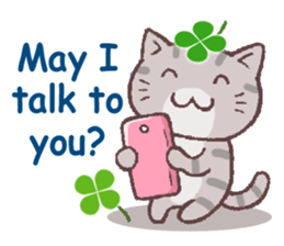Cats & Clover 3(English) sticker #9772093
