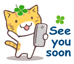Cats & Clover 3(English) sticker #9772094