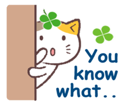 Cats & Clover 3(English) sticker #9772095