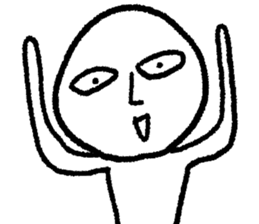 The saucy round face guy sticker #9772776