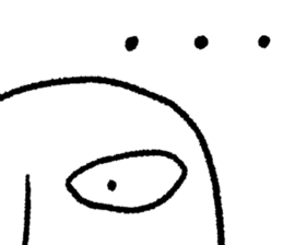 The saucy round face guy sticker #9772778