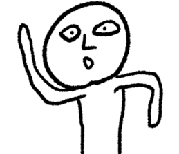 The saucy round face guy sticker #9772779