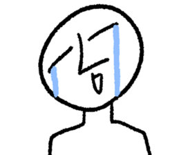 The saucy round face guy sticker #9772782