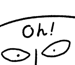 The saucy round face guy sticker #9772783