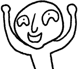 The saucy round face guy sticker #9772787