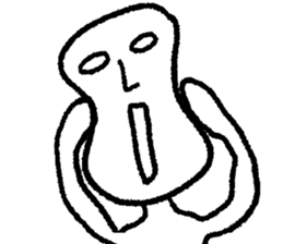 The saucy round face guy sticker #9772789