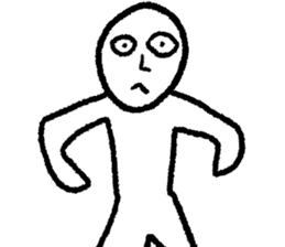 The saucy round face guy sticker #9772790