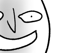 The saucy round face guy sticker #9772792