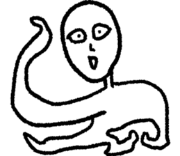 The saucy round face guy sticker #9772794