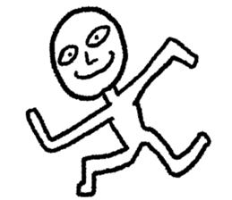 The saucy round face guy sticker #9772796