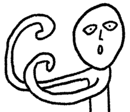 The saucy round face guy sticker #9772797