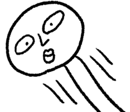 The saucy round face guy sticker #9772798