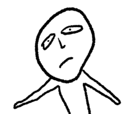 The saucy round face guy sticker #9772801