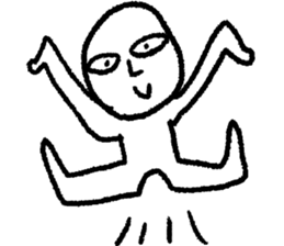 The saucy round face guy sticker #9772809