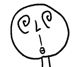 The saucy round face guy sticker #9772810