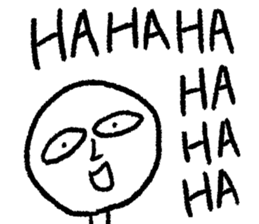 The saucy round face guy sticker #9772813