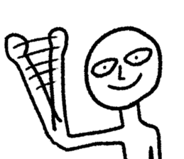 The saucy round face guy sticker #9772815