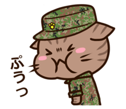 SDF cat second Squadron sticker #9772862