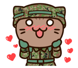 SDF cat second Squadron sticker #9772885