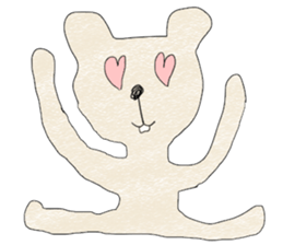 Mr. graffiti bear sticker #9773087