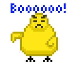 8-bit Chick sticker #9773148