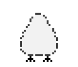 8-bit Chick sticker #9773156