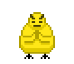 8-bit Chick sticker #9773165