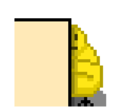 8-bit Chick sticker #9773168