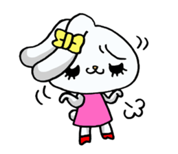 Jealousy rabbit! sticker #9773512