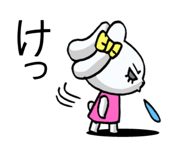 Jealousy rabbit! sticker #9773534