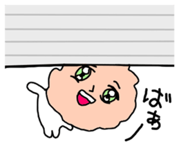 Salmon flakes boy sticker #9773630