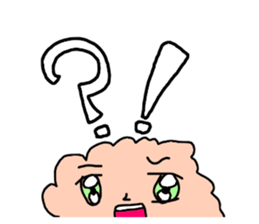 Salmon flakes boy sticker #9773638