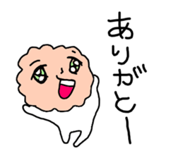 Salmon flakes boy sticker #9773653