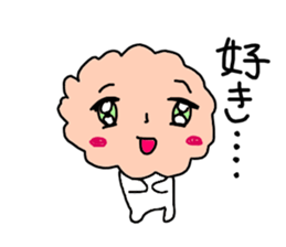 Salmon flakes boy sticker #9773654