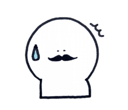 I love mustaches!2~usable version~ sticker #9774066