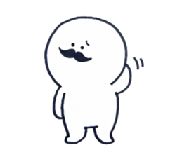 I love mustaches!2~usable version~ sticker #9774076