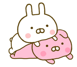 Rabbit Usahina Love 4 sticker #9774576