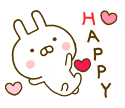 Rabbit Usahina Love 4 sticker #9774604
