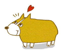 Welsh corgi is Sandy sticker #9774936