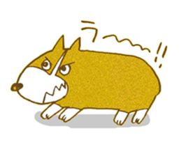 Welsh corgi is Sandy sticker #9774942