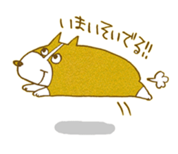 Welsh corgi is Sandy sticker #9774948