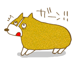 Welsh corgi is Sandy sticker #9774949